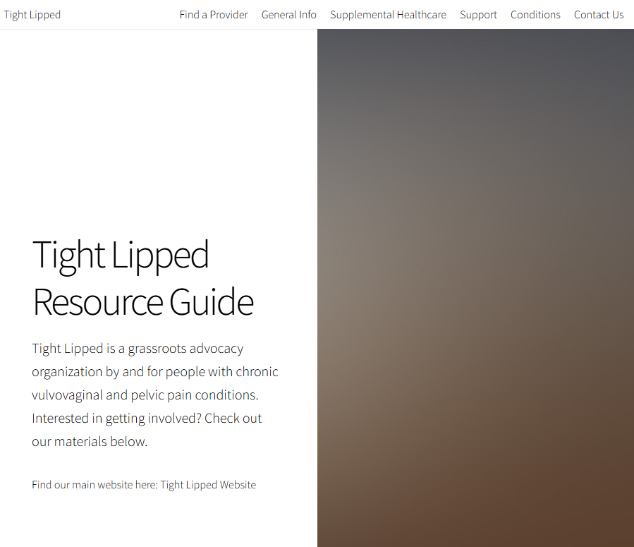 Tight-Lipped Non-Profit Logo